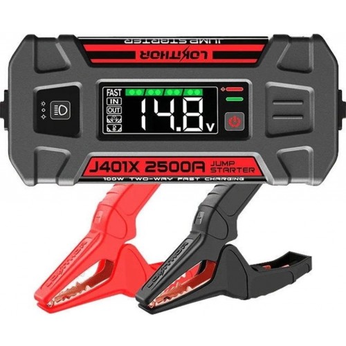 LOKITHOR Štartovací zdroj, start -40°C (12V/2500A/74Wh) J401X
